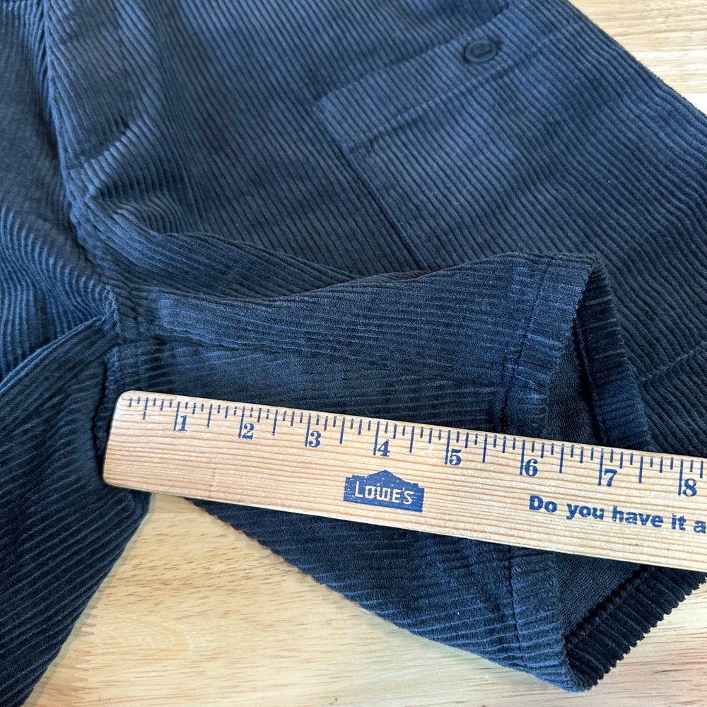 Bearded Goat Summer Days Corduroy Shorts Mens 28 Black Workwear - Picture 9 of 12